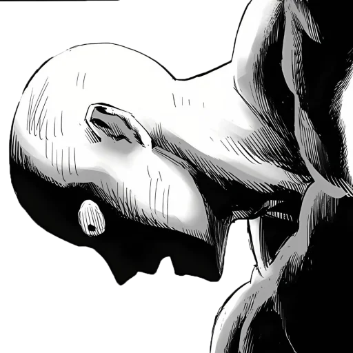 💫 Стикер «Saitama/Garou» для Telegram