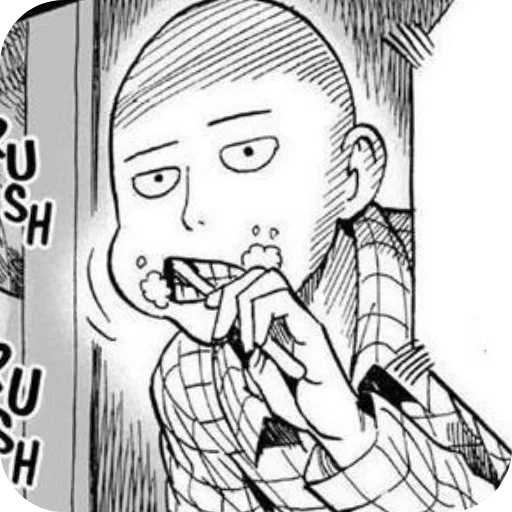 😐 Стикер «Saitama» для Telegram