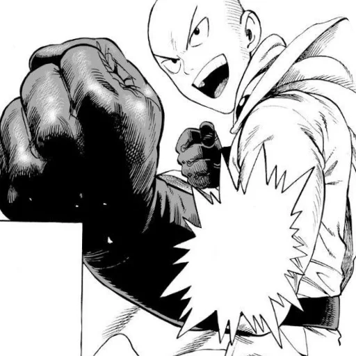 💪 Стикер «Saitama» для Telegram