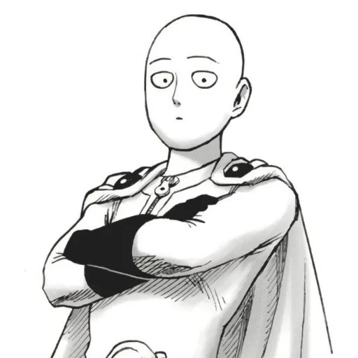 😐 Стикер «Saitama» для Telegram