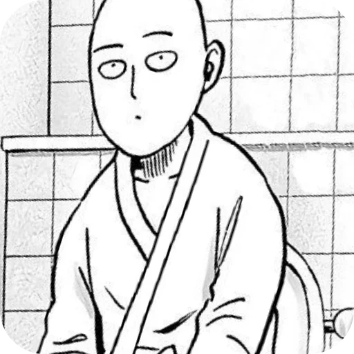 😐 Стикер «Saitama» для Telegram