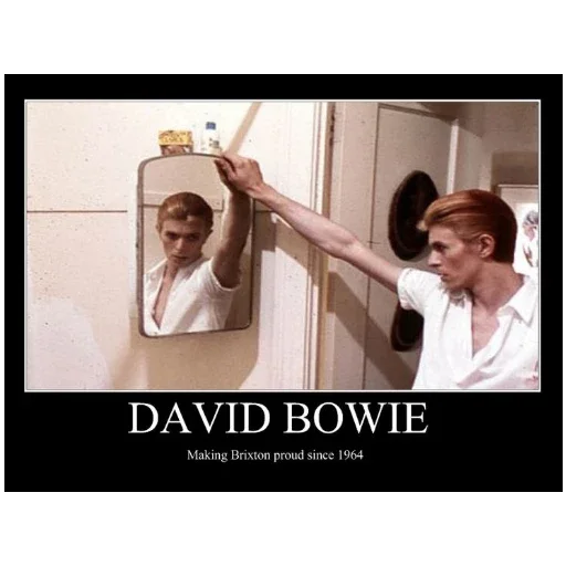 🌚 Стикер «David Bowie Дэвид Боуи» для Telegram