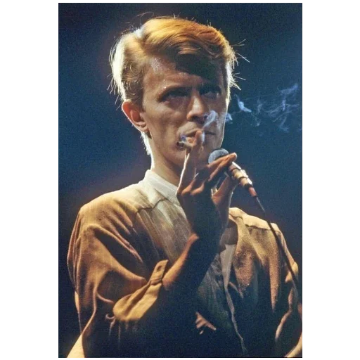 🚬 Стикер «David Bowie Дэвид Боуи» для Telegram