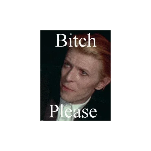😕 Стикер «David Bowie Дэвид Боуи» для Telegram