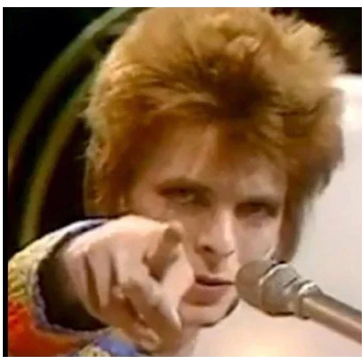☝️ Стикер «David Bowie Дэвид Боуи» для Telegram