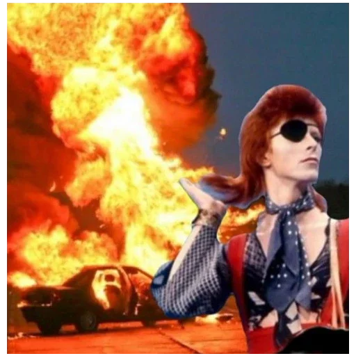 🔥 Стикер «David Bowie Дэвид Боуи» для Telegram