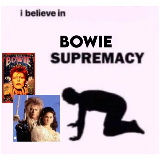 🧎‍♂ Стикер «David Bowie 2 Дэвид Боуи» для Telegram