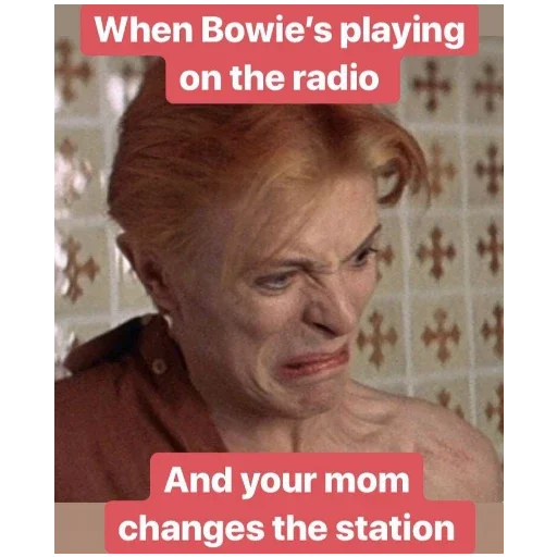 😡 Стикер «David Bowie 2 Дэвид Боуи» для Telegram