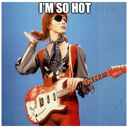 💁‍♀ Стикер «David Bowie 5 Дэвид Боуи» для Telegram