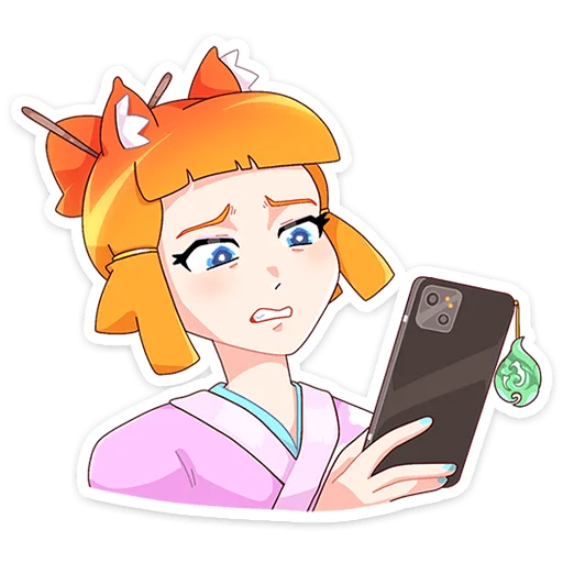 Стикерпак Сакура Айко для Telegram