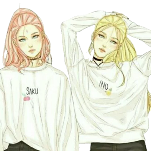 👯 Стикер «Sakura haruno?» для Telegram