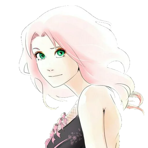 😐 Стикер «Sakura haruno?» для Telegram