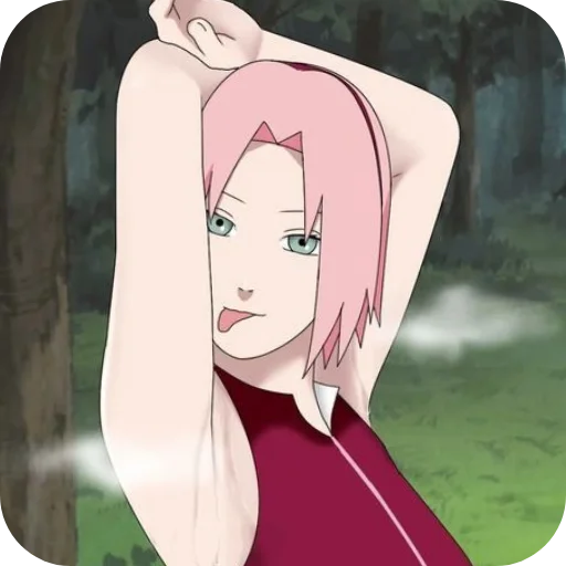 😜 Стикер «Sakura Haruno» для Telegram