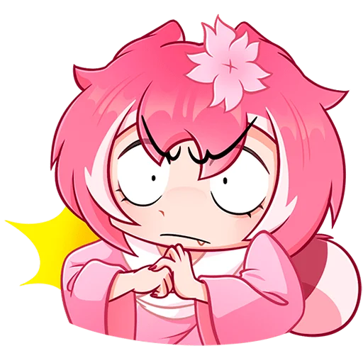 😠 Стикер «Сакура» для Telegram