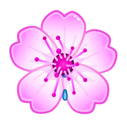 💎 Стикер «Sakura Flower» для Telegram