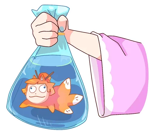🐡 Стикер «Сакура Айко без надписей» для Telegram