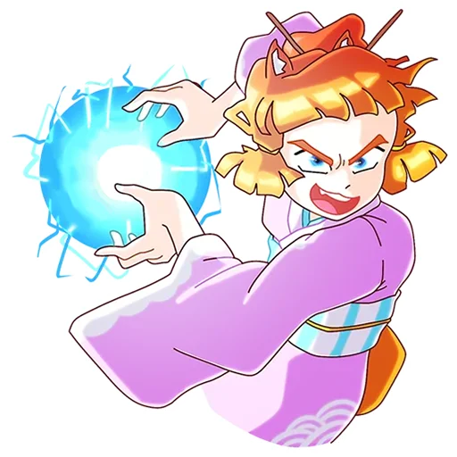 ⚗ Стикер «Сакура Айко без надписей» для Telegram