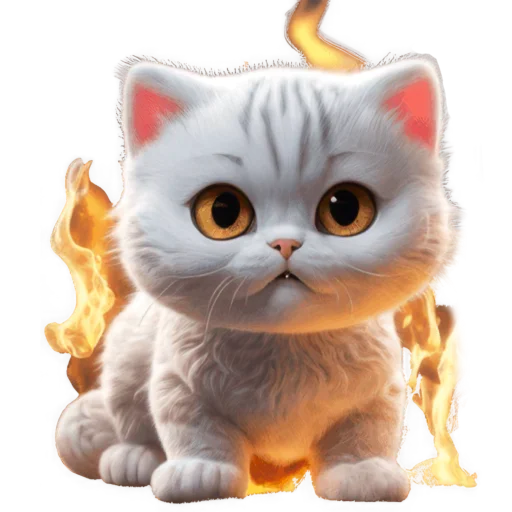 😤 Стикер «Котик Салапао» для Telegram