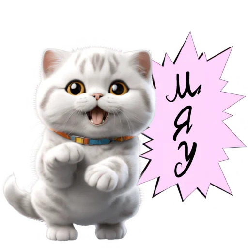 🐱 Стикер «Котик Салапао» для Telegram