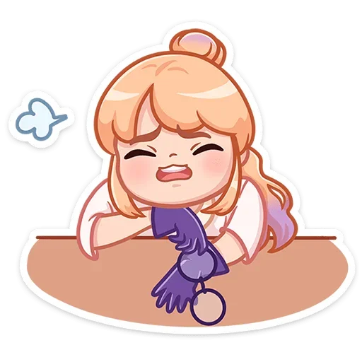 ☹ Стикер «Салли» для Telegram