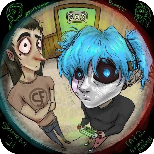📖 Стикер «Sally Face» для Telegram