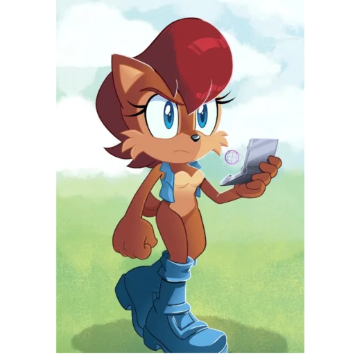 😠 Стикер «Sally chipmunk» для Telegram