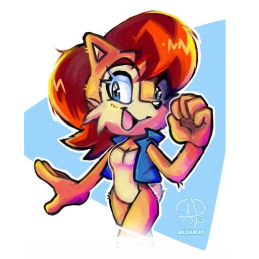 😀 Стикер «Sally chipmunk» для Telegram