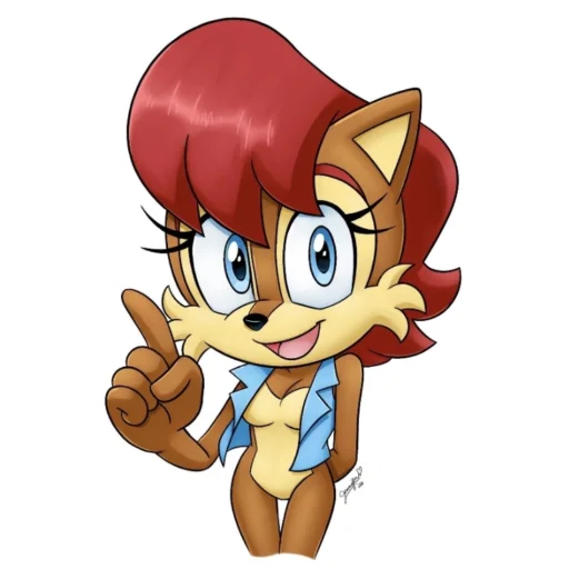 😀 Стикер «Sally chipmunk» для Telegram
