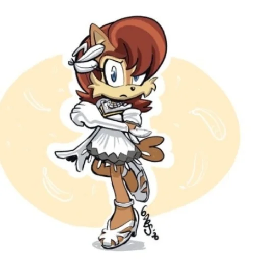 😠 Стикер «Sally chipmunk» для Telegram