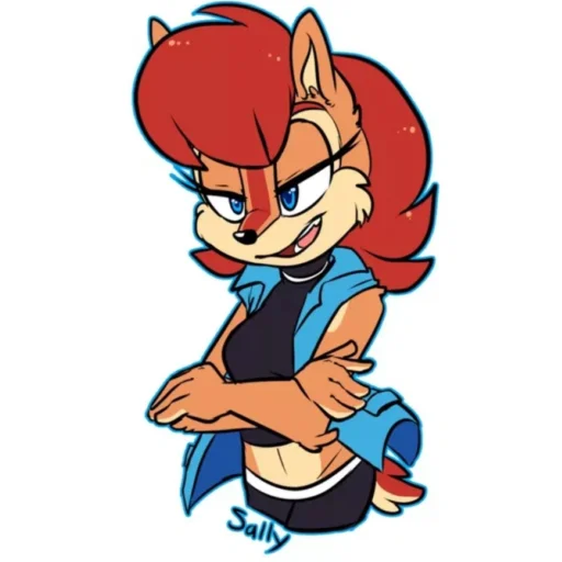 😀 Стикер «Sally chipmunk» для Telegram