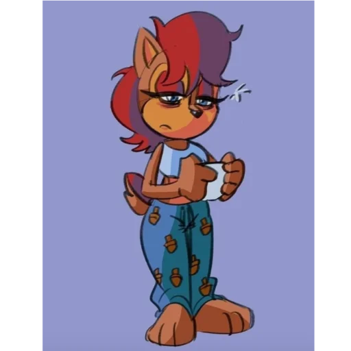 😴 Стикер «Sally chipmunk» для Telegram