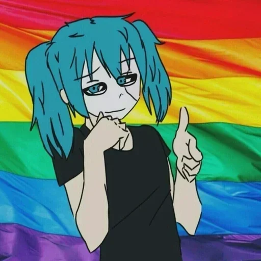 🏳‍🌈 Стикер «Sally Face stick B0 0K» для Telegram