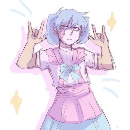 🤟 Стикер «sallyface» для Telegram