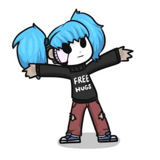 👐 Стикер «sallyface» для Telegram