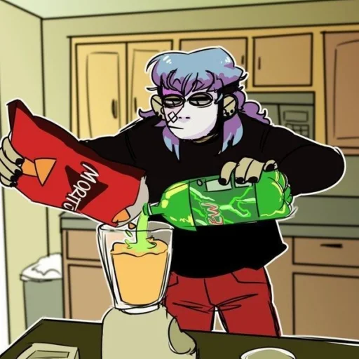 😑 Стикер «sallyface» для Telegram