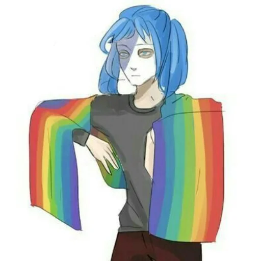 🏳️‍🌈 Стикер «sallyface» для Telegram