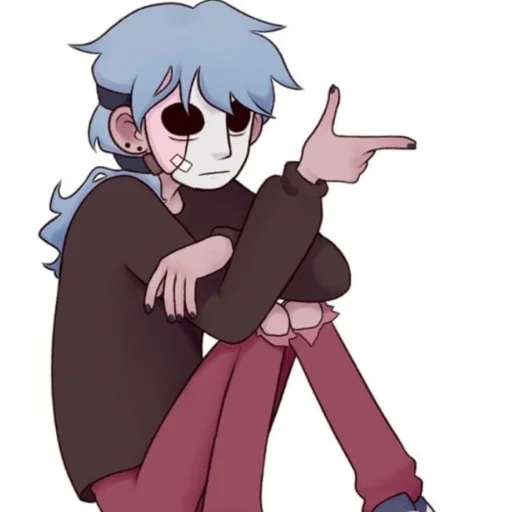 👉 Стикер «sallyface» для Telegram