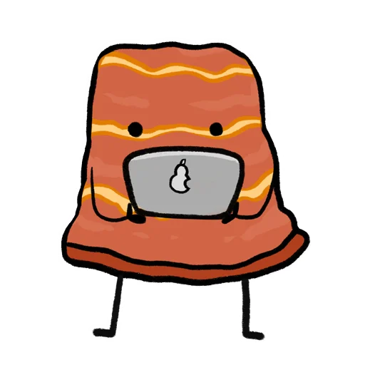 💻 Стикер «Шкварочки від» для Telegram