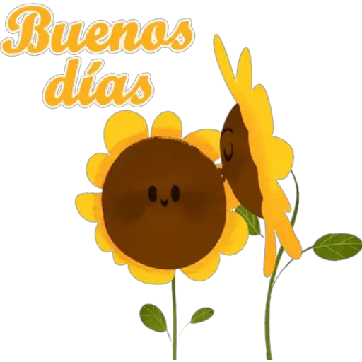 🌻 Стикер «Saludos Variados» для Telegram