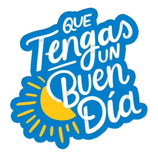 ☀️ Стикер «Saludos Variados» для Telegram