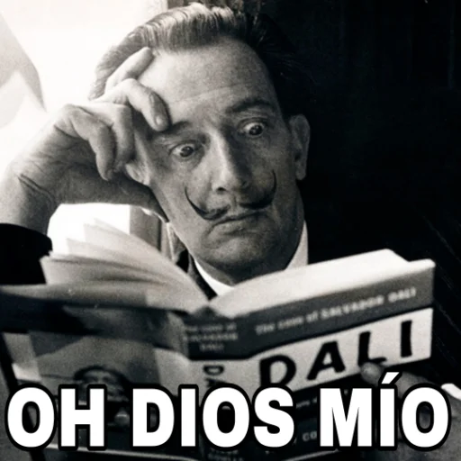 😨 Стикер «Salvador Dalí» для Telegram