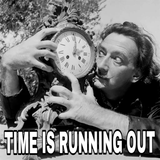 ⏳ Стикер «Salvador Dalí» для Telegram