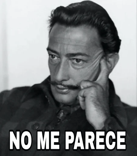 🧐 Стикер «Salvador Dalí» для Telegram