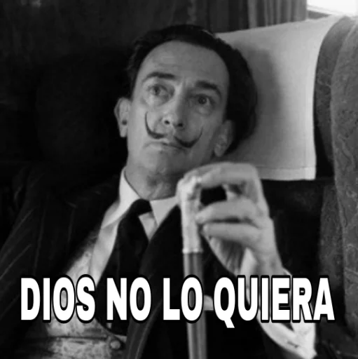 😶 Стикер «Salvador Dalí» для Telegram