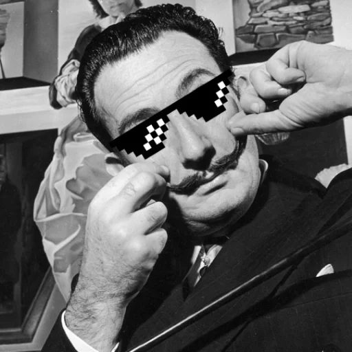 😎 Стикер «Salvador Dalí» для Telegram