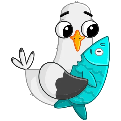 Стикер 13 Чайка Сэм add