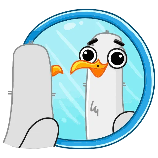 Стикер 36 Чайка Сэм add