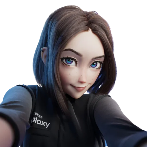 Стикерпак Samsung Girl для Telegram