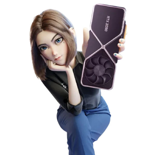 🔥 Стикер «Samsung Girl» для Telegram