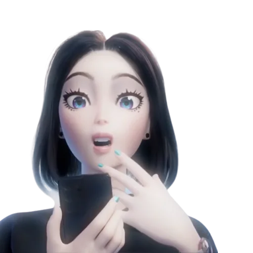 😮 Стикер «Samsung Girl» для Telegram